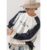 UNDREST Primavera e Outono nova moda nacional retro camisola masculina e feminina marca de moda em torno do pescoço pulôver de nylon esportes top WT14