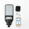 Nuevo modelo de farola solar exterior transfronteriza con sensor de movimiento, luz de jardín con control remoto, luz de pared LED, farola pequeña impermeable