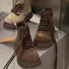 Botas para Niños para Mujer Estilo Coreano Otoño e Invierno Nuevas Botas para Niñas Suela Gruesa Cremallera Lateral Botines para Niños Botas para Bebé