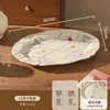 Juego de cuencos y platos de color bajo vidriado de alta gama estilo francés para uso doméstico, que incluye cuencos, platos, tazones para sopa, tazones para fideos, platos de cena, vajilla de cerámica