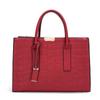 Comercio exterior Bolso de mujer nuevo estilo europeo y americano patrón cocodrilo portátil bolso de hombro repujado gran capacidad combinable bandolera bolso de mujer al por mayor