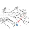 2058852221 2058852321 é adequado para o anel de acabamento da ponteira de escape da Classe C W205 da Mercedes-Benz