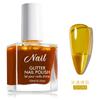 Nail art sem cozimento secagem rápida à base de água esmalte à base de gelo vidro transparente cor translúcida polarizada base branca óleo brilhante