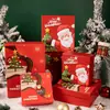 2026 Caja de Regalo Navideña de Doble Puerta Caja de Regalo de Manzana Tapa y Base Cubierta Bufanda Taza Térmica Caja de Regalo Edición Limitada Navideña
