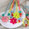 Collar de 3 piezas para niñas lindas, pulsera, moda princesa de Corea del Sur, accesorios para niños, juguetes de dibujos animados, joyería para bebé de 3 años