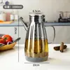 Botella de Aceite de Vidrio de Borosilicato al por Mayor, a Prueba de Fugas, para Uso en Cocina, Adecuada para Salsa de Soja y Vinagre, Fabricante al por Mayor Botella de Aceite de Gran Capacidad