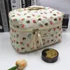 Estilo Ins Oso de Dibujos Animados Flor Bolsa de Cosméticos Gran Capacidad Portátil Viaje Neceser Bolsa de Almacenamiento Varios Juego de Tres Piezas