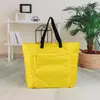 Bolsa plegable de poliéster de fábrica bolsa de compras personalizada bolsa de compras de gran capacidad bolsa de almacenamiento bolsa publicitaria color tela de algodón