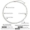 Collar Básico de Acero Inoxidable con Cruz Modelo Clásico Versátil Cadena de Corazón Broche de Nariz de Cerdo Chapado en Oro Real de 18K Collar Impermeable