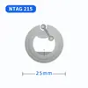 Etiqueta Adesiva com Chip NFC 213 Wet Inlay Etiqueta Anti-Metal 215 Etiqueta Eletrônica Adesivo com Chip Anti-Magnético