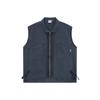 Roupas Masculinas North Boundary Marca Americana Moderna Outono 2025 Novo Colete Jeans Retrô Jaqueta Sem Mangas Estampada para Trabalho Masculino