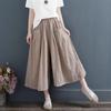 Saia-Calça Plissada Casual de Cintura Alta Estilo Chinês para Comércio Exterior