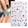 Belleza Total Transfronterizo Nuevas Pegatinas para Uñas Artísticas 3D Dibujos Animados Azul Tinta Lunares Franceses Ballena Pegatinas para Uñas Artísticas