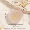 Nuevos productos al por mayor, corazón de amor de cristal natural, joyería de bricolaje, piedra semipreciosa de cristal rosa, adornos de escritorio para el hogar