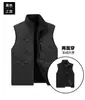 Nova jaqueta colete masculina transfronteiriça, dupla face, forrada com fleece, vestuário de trabalho para exterior, impermeável, colete multi-bolsos, jaqueta masculina