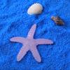 Accesorios de joyería de resina marina con forma de estrella de mar, luminosos, de tamaño grande y pequeño, hechos a mano, con parches, suministro transfronterizo en vivo.