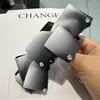 Pinza de plátano con lazo de satén estilo coreano para mujer, pinza de garra para la parte trasera de la cabeza, pinza para cola de caballo, pinza vertical, accesorio para el cabello, pasador