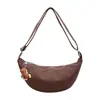 Bolso tipo dumpling elegante transfronterizo 2026 otoño nuevo bolso de un solo hombro bandolera bolso para el antebrazo de viajero bolso de moda simple casual