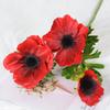Simulación de 3 cabezas de girasol, flores de simulación de boda, auditorio de bodas, fila de flores, guía de camino, flores de seda, diseño de hotel, flores falsas