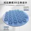Esfregando artefato parede do banheiro esfregando silicone preguiçoso Prensa para trás Não peça para as pessoas esfregarem escova de banho ventosa esfregar para trás e esfregar os pés