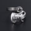 Anillo para hombre guitarra eléctrica estilo rock punk diseño nicho femenino INS hip hop ajustable anillo para dedo índice