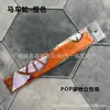 Bolsa Pop Empaquetada Individualmente con Asa Larga, Envuelto con Pañuelo de Seda, Pañuelo Pequeño de Satén Estampado, Cinta, Cinta de Regalo