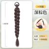 Peluca de doble trenza para mujer, cola de caballo, simulación de cabello, giro suave, trenza larga, puro deseo, accesorios para cabello de colores, trenza de espiga.