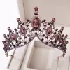 Coroa Headwear de Aniversário Casamento Barroco Transfronteiriça Europeia e Americana Faixa de Cabeça Coroa de Noiva com Diamantes Retrô Preta