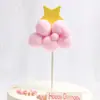 Decoración para Pastel de Cumpleaños Popular en Internet Lindo Conejito Rosa Princesa Adornos que Mueven la Cabeza Adornos de Pastel de Hada