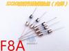 Fusible de tubo de vidrio de 5 x 20 mm con tapa simple y cable conductor, fusible de vidrio, tubo fusible