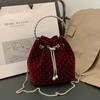 Bolso de Mujer de Comercio Exterior 2026 Nuevo Modelo Simple Casual Bolso Cubo con Cadena de Moda de Alta Calidad Bolso de Hombro Cruzado de Nicho