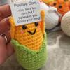 Comercio Exterior Más Vendido Papa Positiva Papa Positiva Divertida Llavero Tejido Colgante Muñeca Pareja
