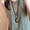 Nuevo Collar de Borla Retro Estilo Chino para Mujer Diseño de Nicho Estilo Étnico Único Elegante Cadena para Clavícula Accesorios de Alta Gama