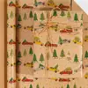 Paquete rodante de Amazon transfronterizo tamaño grande 3m Papel kraft navideño papel de regalo alce árbol de Navidad regalo