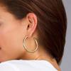 Emanco Aliexpress Pendientes Transfronterizos de Acero Inoxidable Pendientes Europeos y Americanos Chapados en Oro con Forma de C Joyería Accesorios de Moda Personalizados