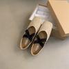 Zapatos de Salón Individuales de Punta Cuadrada y Boca Baja para Mujer, Nuevo Estilo Primavera y Otoño 2026, Zapatos Planos de Ballet Mary Jane Estilo Retro Francés de Hada Suave