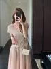 Elegancia Suave Estilo Francés, Cárdigan de Gasa Burbuja con Textura Cuello en V Estilo Coreano, Top Ajustado de Manga Corta para Mujer, Nuevo Modelo de Verano