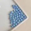Contas Redondas Acrílicas UV 6mm Coloridas com Furos Verticais para Bolsas de Miçangas Artesanais DIY, Correntes de Celular, Chaveiros e Materiais para Acessórios
