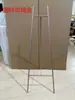 Suporte de Cavalete de Ferro para Casamento Dourado Porta-Retrato Suporte de Casamento Placa de Boas-Vindas Suporte de Exibição de Água Suporte de Exibição de Fotos Suporte para Pintura a Óleo Escandinavo