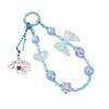 Llavero con colgante de dibujos animados de Sanrio transfronterizo, joyería DIY, funda para teléfono móvil, cadena colgante, pulsera, adornos colgantes para niños.