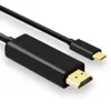 Cable Adaptador Tipo-C a HDTV 2.2m K Alta Definición 30Hz Cable Adaptador de Pantalla Compartida para Teléfono Móvil y Computadora