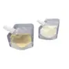 Bolsa para Empaque de Salsa para Llevar 30ml Grado Alimenticio Bolsa con Pico Inclinado Translúcida Resistente a Altas Temperaturas Subempaque Bolsa para Muestra de Loción