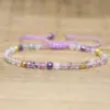 Pulseira de Cristal Multifacetado 4mm Tecida à Mão Ajustável Moda Europeia e Americana Transfronteiriça Estilo INS