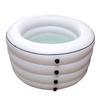 Piscina de Spa Grande para el Hogar 1.6m Cubeta de Baño Plegable Piscina Inflable de Masaje Piscina de PVC Familiar para Adultos