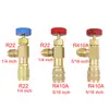 Válvula de seguridad para aire acondicionado Saiheng HS-1221 r22/R410a válvula dosificadora de seguridad válvula de flúor de seguridad para aire acondicionado