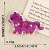 Novo Logo Bordado Ano do Cavalo Desenho Animado Pônei Adesivos Bordados DIY Envelope Vermelho Capa de Celular Adesivos Decorativos Acessórios Adesivos de Tecido Autoadesivos