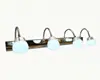 Luz LED frontal para espejo de lavabo de baño, tocador minimalista retro japonés, lavabo, lámpara de pared giratoria para iluminación de cuadros