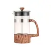 Prensa Francesa de Vidro Espesso Resistente ao Calor Filtro de Aço Inoxidável Cafeteira Doméstica Filtro Prensa Cafeteira Manual Pour-Over Filtro