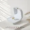 Joyero de franela de hierro, caja para guardar joyas, caja para anillos, pulseras y collares, caja para regalo, caja para empaquetar joyas.