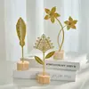 Estilo Nórdico Lujo Ligero Artesanías de Metal Decoración Creativa para el Hogar Entrada de Sala de Estar Decoración de Gabinete de Vino Arte en Hierro Adorno de Girasol